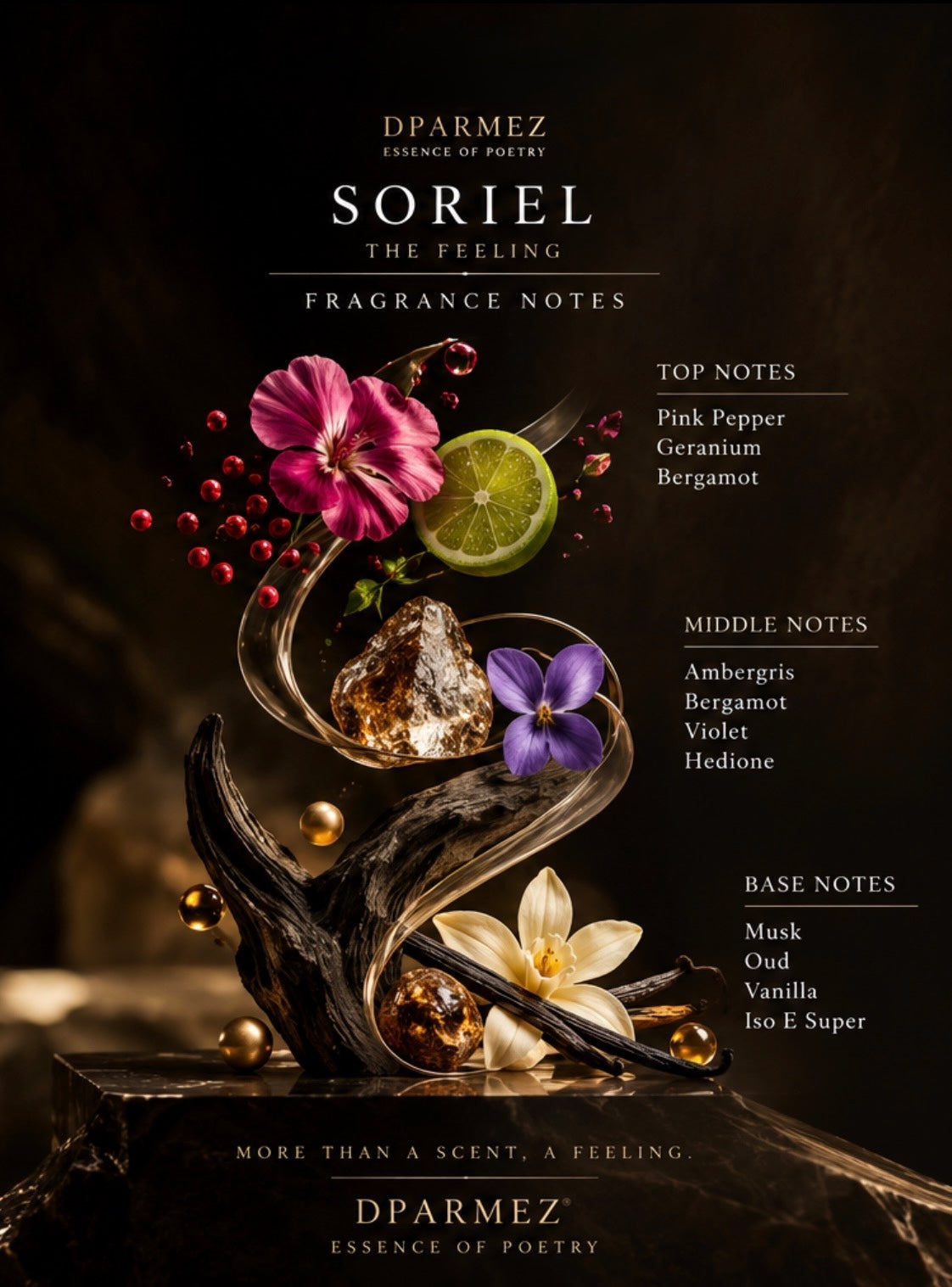 SORIEL - The Feeling Extrait De Parfum 60ml.